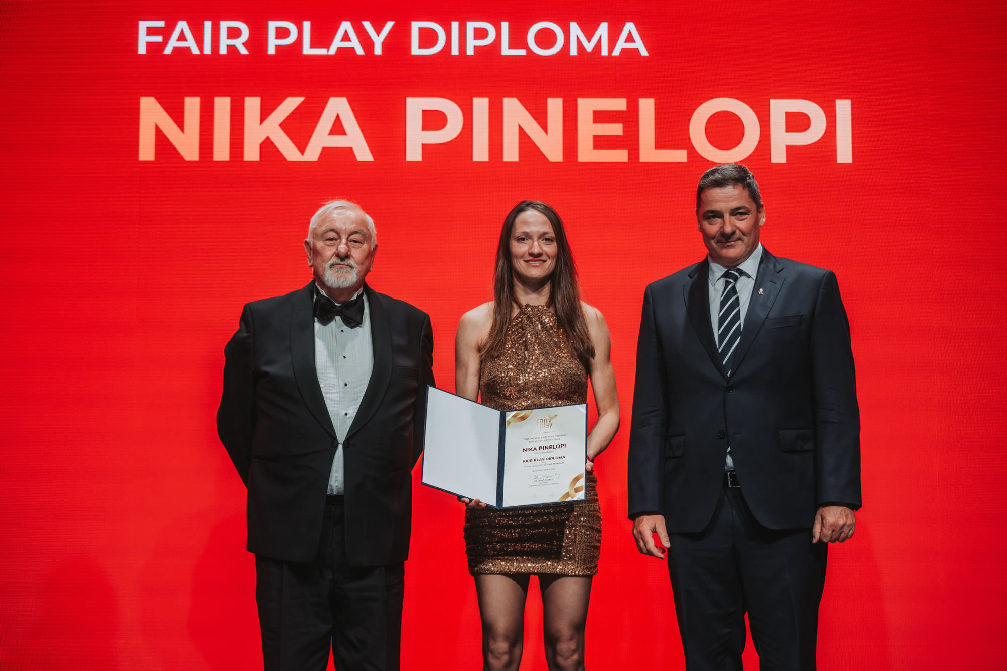 Η Νίκα Πηνελόπη τιμήθηκε με Δίπλωμα Fair Play από τη Διεθνή Επιτροπή Fair Play (CIFP)